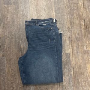 Express 90s wide leg super high waisted jeans